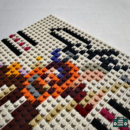 Working Girl Buildable Brick Art