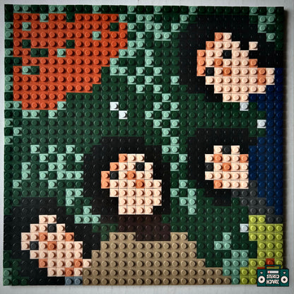 Michelle Buildable Brick Art