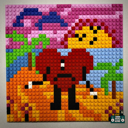 Titi Me Preguntó Buildable Brick Art