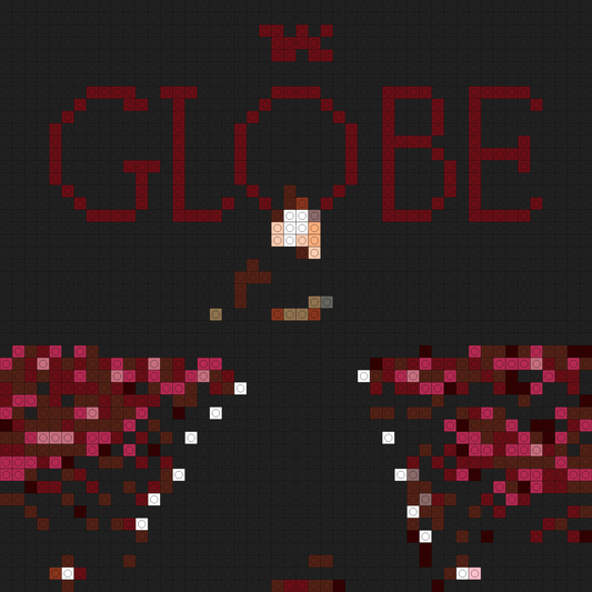 Custom Globe 48x48 Buildable Brick Art