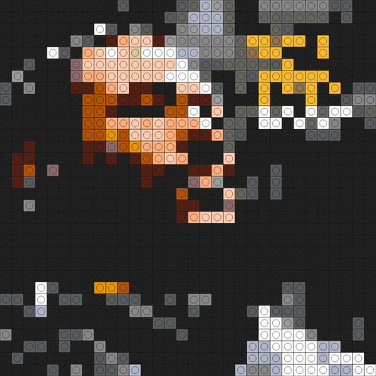 Custom What’s Going On Buildable Brick Art