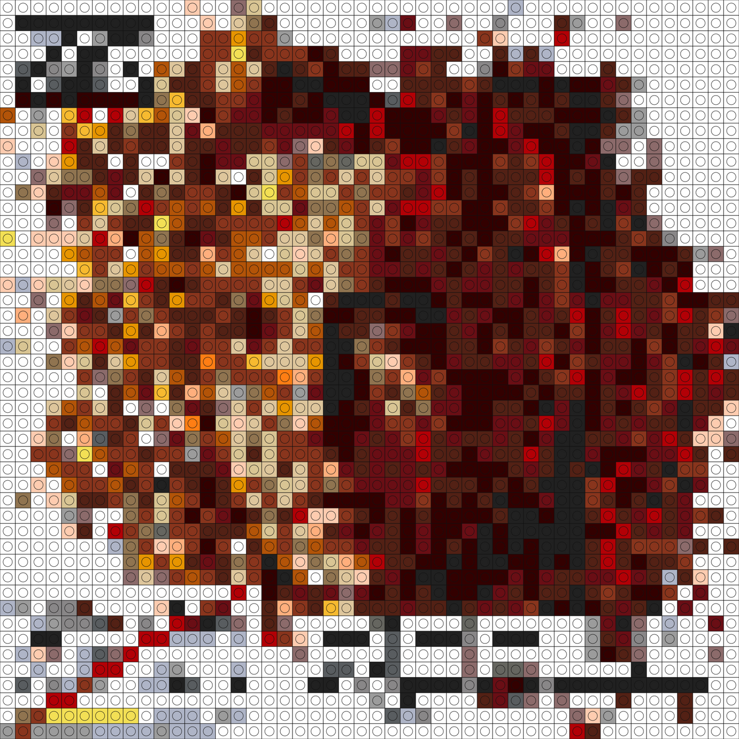 Custom Refill 48x48 Buildable Brick Art