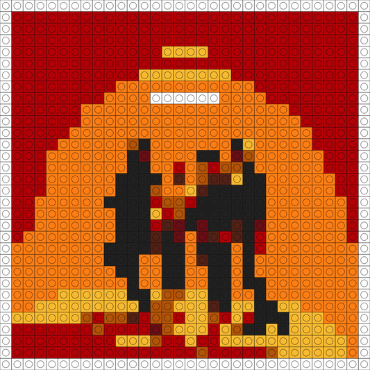 Custom Try hard Buildable Brick Art