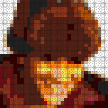 Custom Supernova Buildable Brick Art