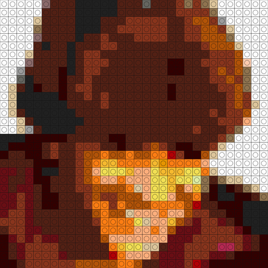 Custom Supernova Buildable Brick Art