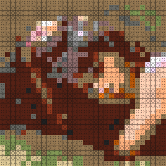 Custom Charm Buildable Brick Art