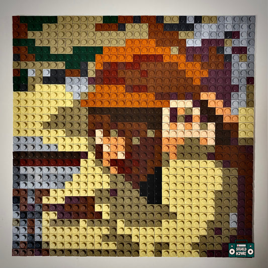 All Too Well Buildable Brick Art