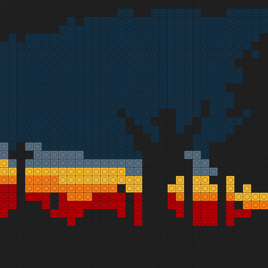Custom CoverBuildable Brick Art