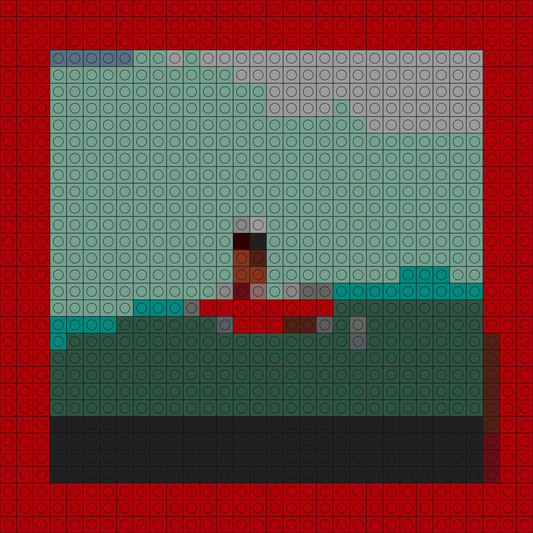 Custom Lil Boat Buildable Brick Art