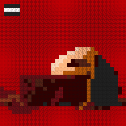 Custom The Death Of Peace Of Mind Buildable Brick Art