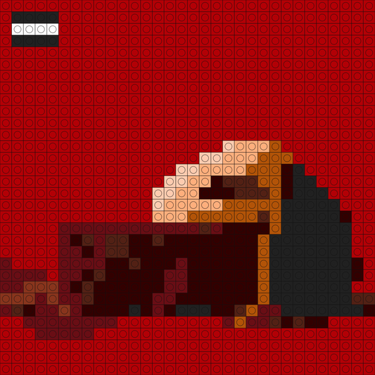 Custom The Death Of Peace Of Mind Buildable Brick Art