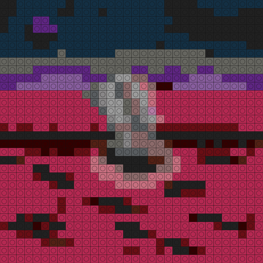 Custom Space Heavy Buildable Brick Art