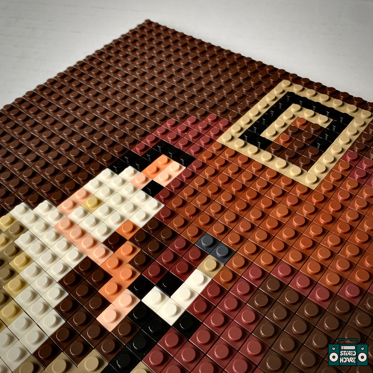 American Teenager Buildable Brick Art