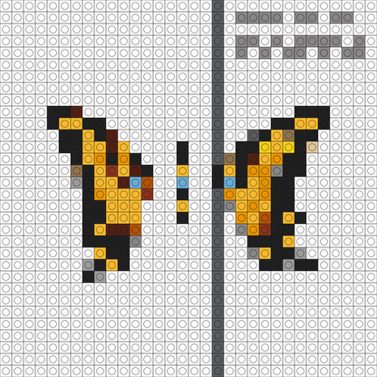 Custom Brand New Eyes Buildable Brick Art