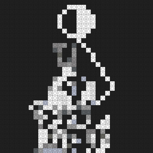 Custom 6 Feet Beneath The Moon Buildable Brick Art