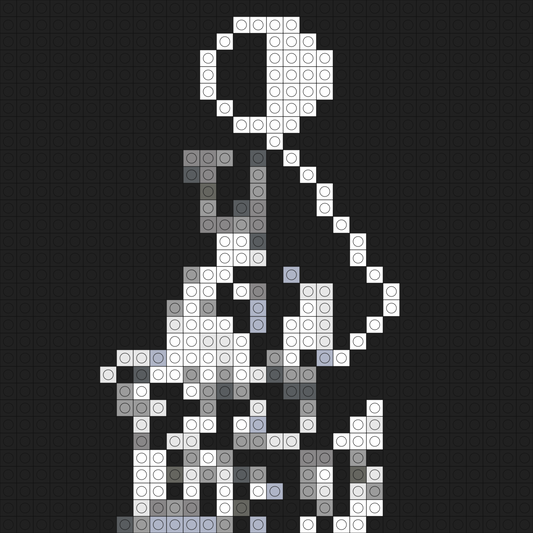 Custom 6 Feet Beneath The Moon Buildable Brick Art