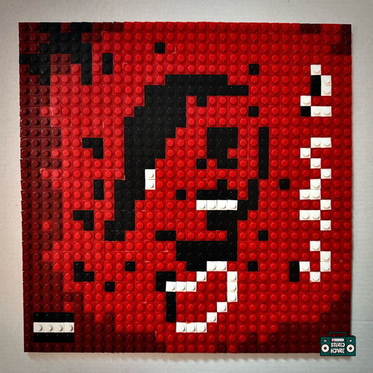 Bad Bad Bad Buildable Brick Art