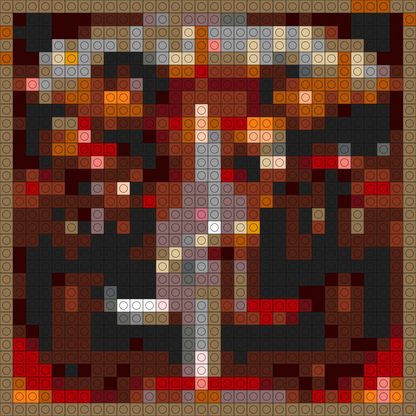 Custom Savage Mode ll Buildable Brick Art