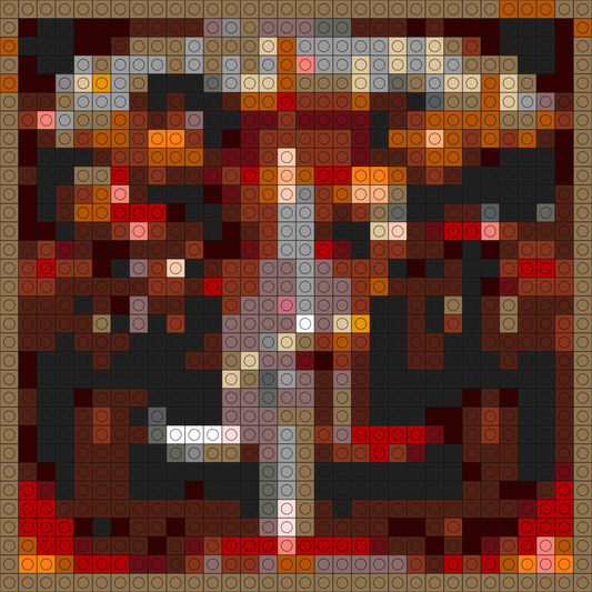 Custom Savage Mode ll Buildable Brick Art