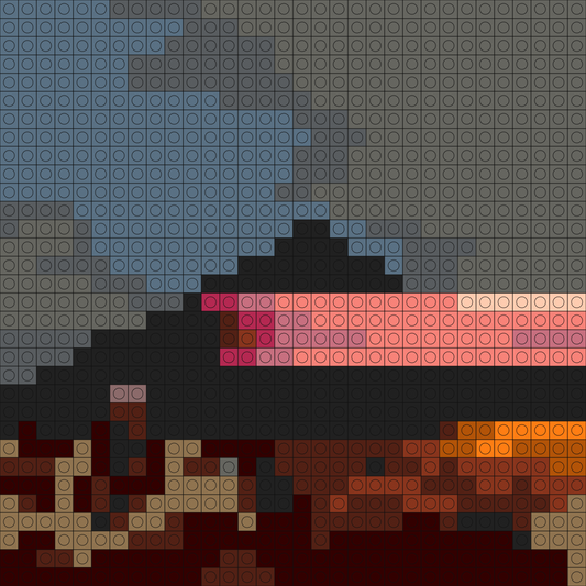 Custom What could go wrong Buildable Brick Art