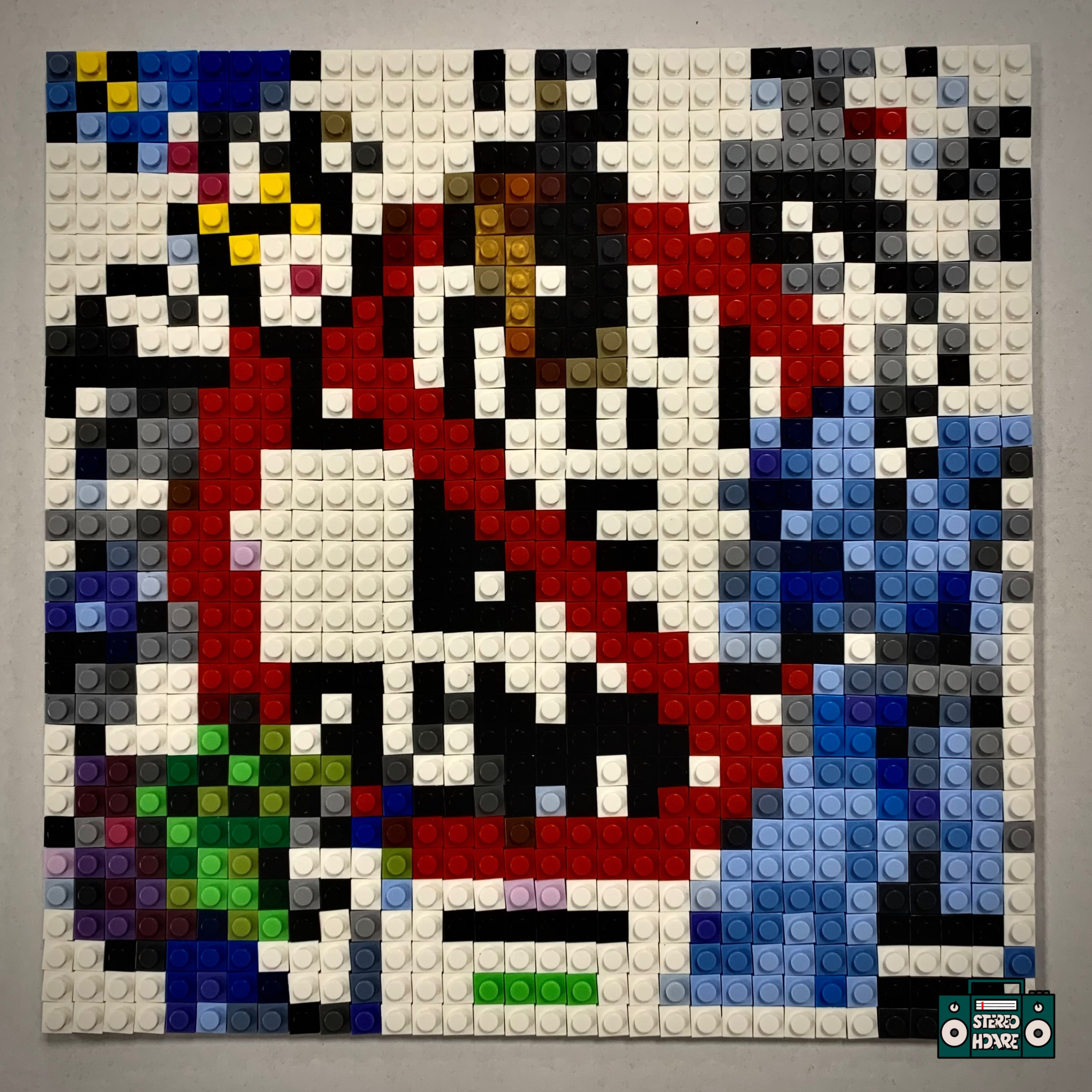 Punk Rocky Buildable Brick Art – Stereo Hoare