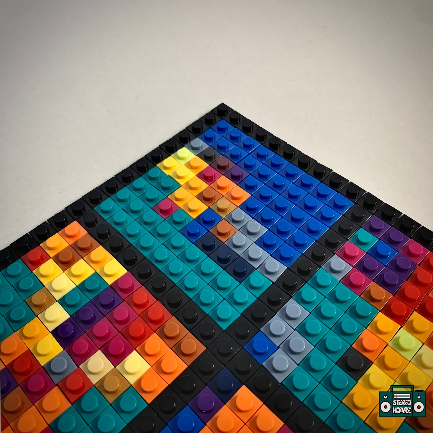 Glow In The Dark Buildable Brick Art