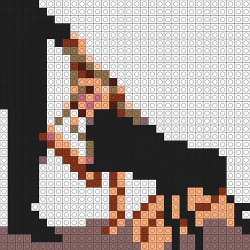Custom Man’s Best Friend Buildable Brick Art