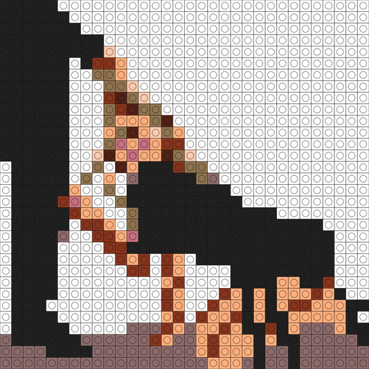 Custom Man’s Best Friend Buildable Brick Art