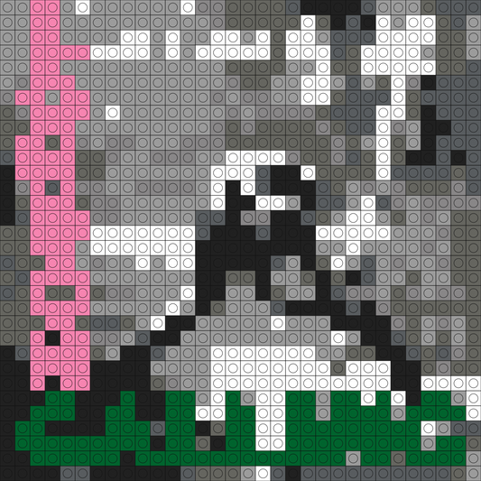 Custom London Calling Buildable Brick Art