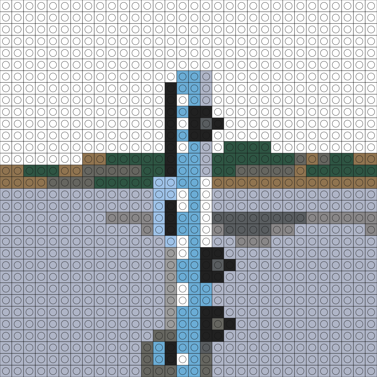 Custom F-1 Trillion Buildable Brick Art