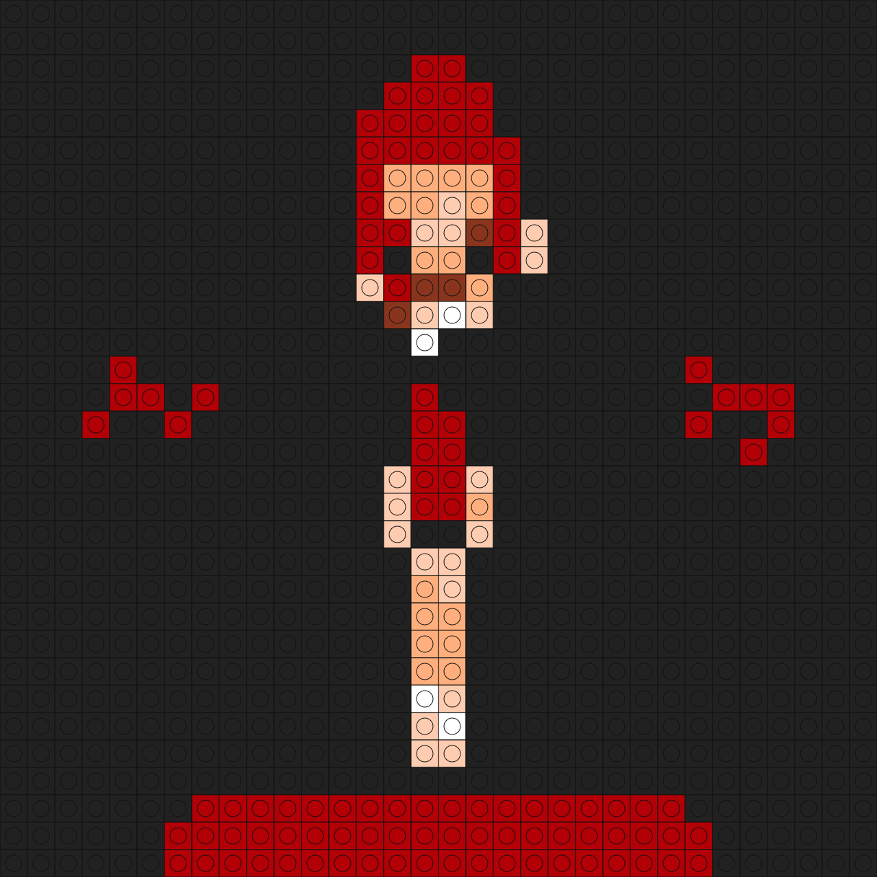 Custom Jenny Ruby Buildable Brick Art