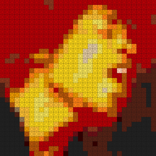 Custom Electric Ladyland Buildable Brick Art