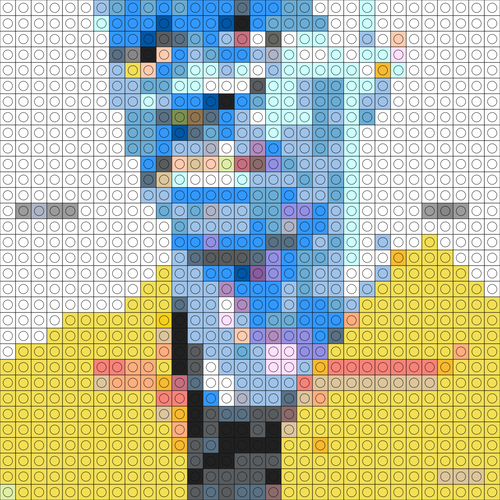 Custom Saturation lll Buildable Brick Art