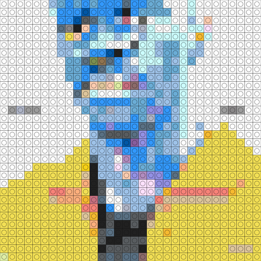 Custom Saturation lll Buildable Brick Art