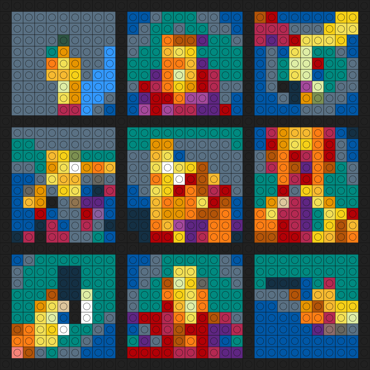 Custom Ignorance Is Bliss Buildable Brick Art