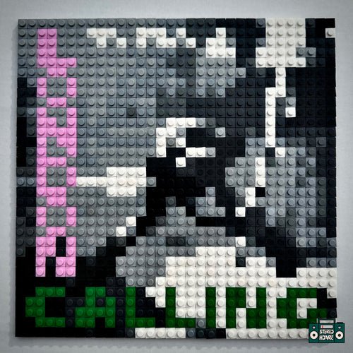 Train In Vain Buildable Brick Art