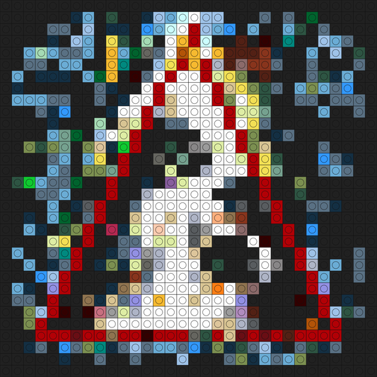 Custom Hysteria Buildable Brick Art