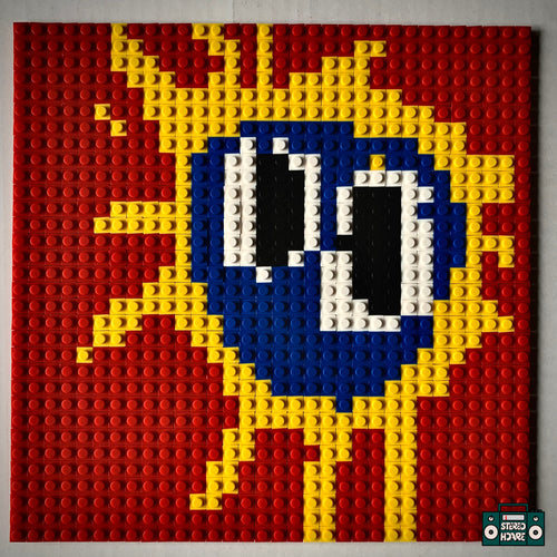 Movin’ On Up Buildable Brick Art