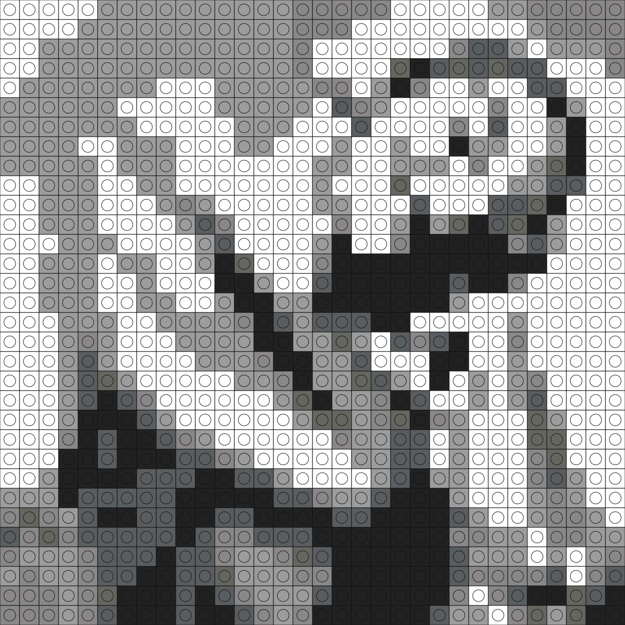 Custom the art of living Buildable Brick Art