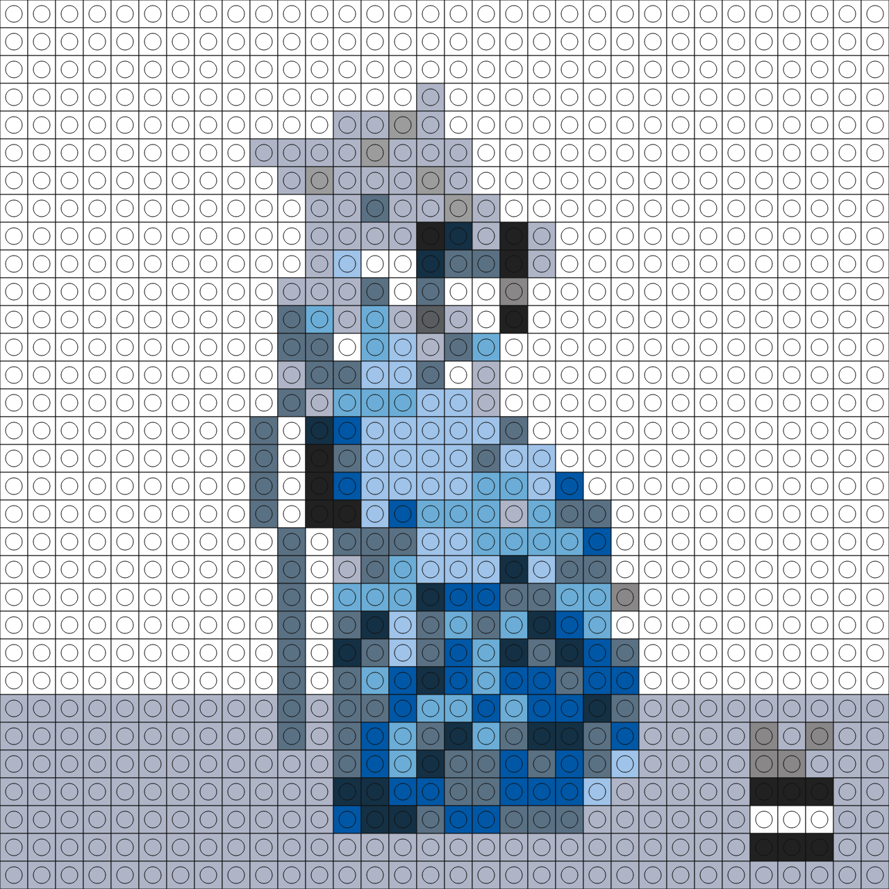 Custom Jeffery Buildable Brick Art