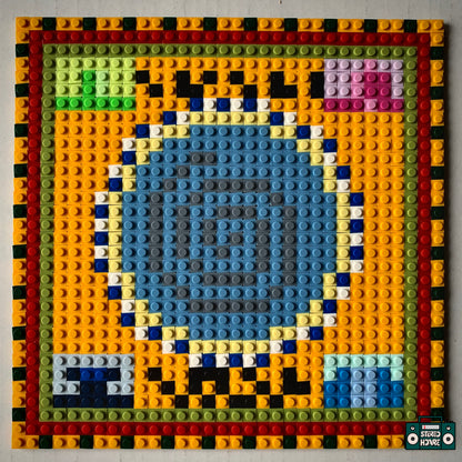 This Must Be The Place Buildable Brick Art
