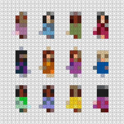 Custom CLB Buildable Brick Art