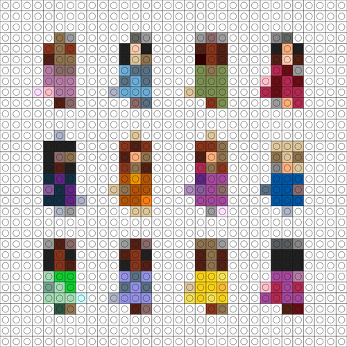 Custom CLB Buildable Brick Art