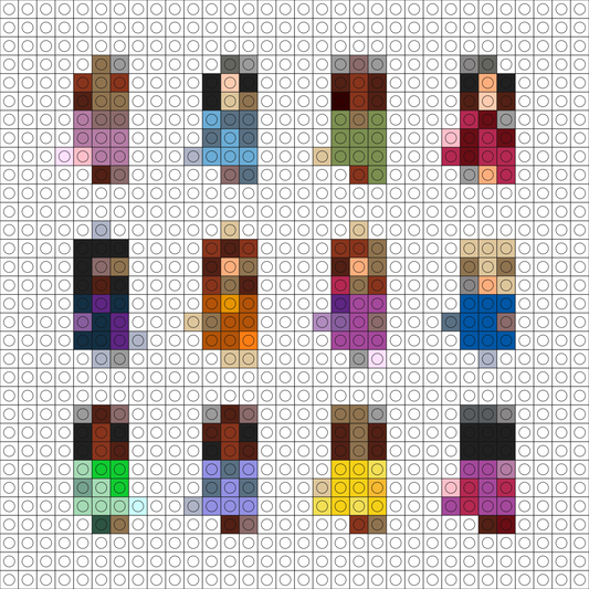 Custom CLB Buildable Brick Art