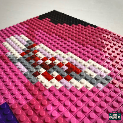 What Once Was Buildable Brick Art