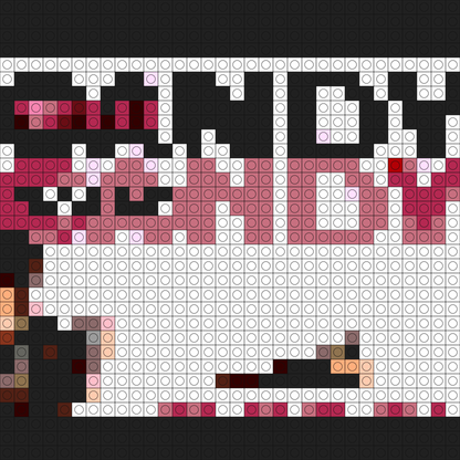 Custom Psychocandy Buildable Brick Art