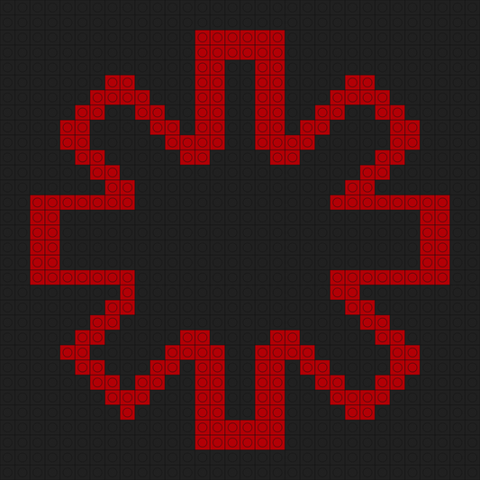 Custom Chilli Peppers Buildable Brick Art