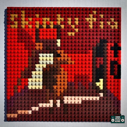 Jackie Buildable Brick Art