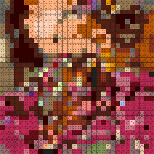 Custom Sincerely, Buildable Brick Art