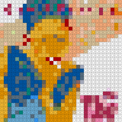 Custom Soul Mining Buildable Brick Art